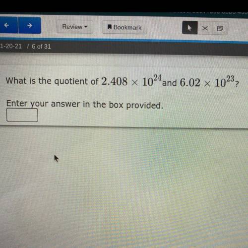 What is the quotient?