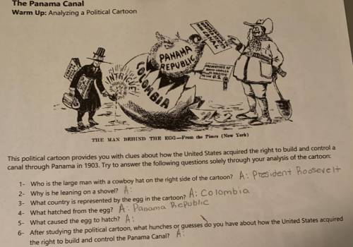 Analyzing a Political Cartoon Help