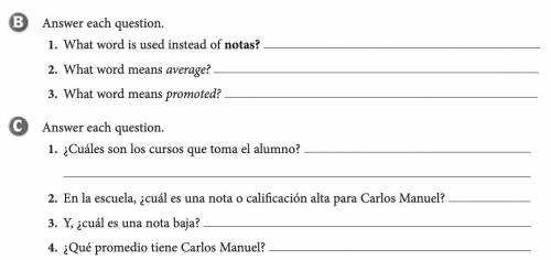 WHoever is really good at spanish can you please help me out with this?!!

theres a second picture