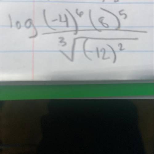 Solve a single logarithm