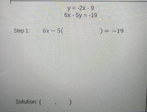 Substitution algebra

Please answer fast :) Don't answer this with troll stuff plz, I don't have m