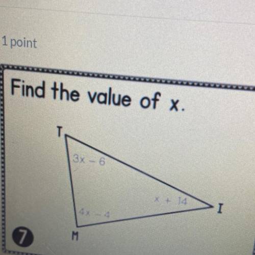 I need to find the value of X if someone could help that’ll be great thank you!