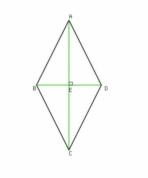 Given: AC ⟂ BD, E is the midpoint of BD, AD // BC
Prove: ABCD is a parallelogram
