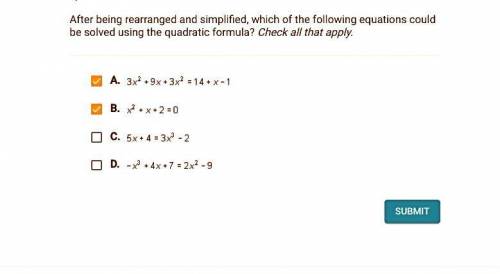 30 points each answer Math

After being rearranged and simplified, which of the following equation