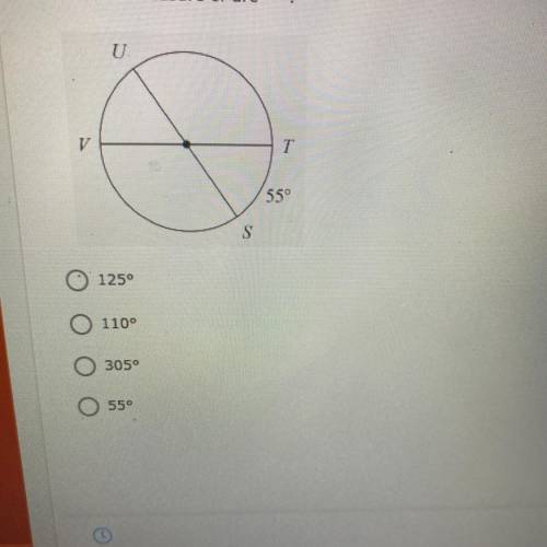 Find the measure of arc UT