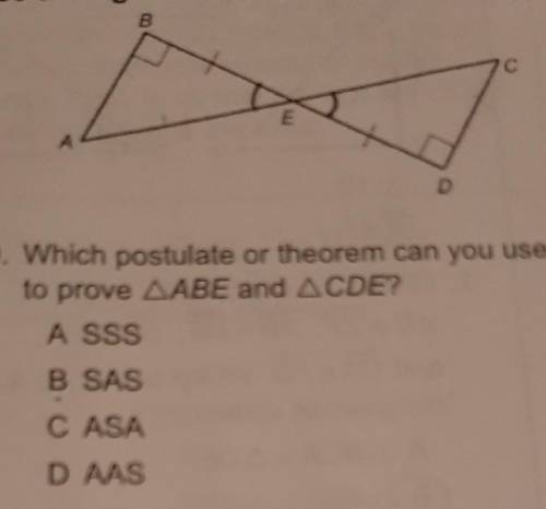 I need help being guided through this question. I thought it was SAS. But not sure.