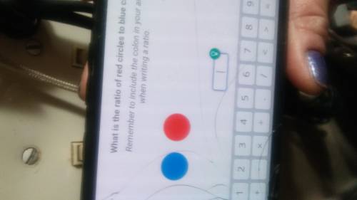 What is the ratio of red circles to blue circles