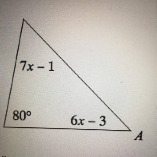 PLS HELP ASAP

What is the value of X?
The answer is 8 but I need to show the work pls help