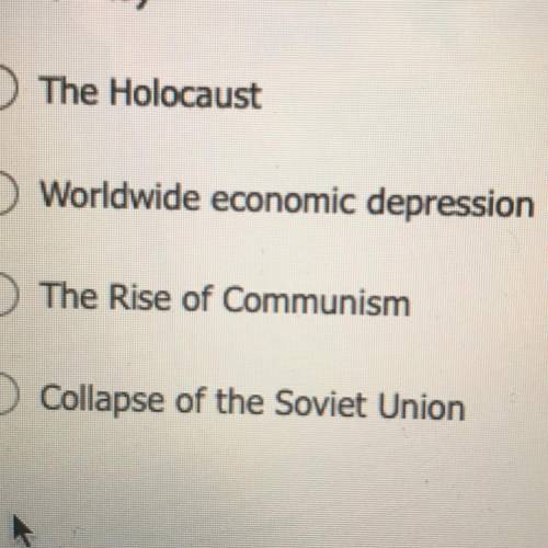 Which event led most directly to the end of the Cold War?
