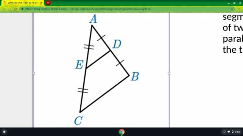 .)In the given figure, the area of △ADE is 16 units. What is the area of △ABC?