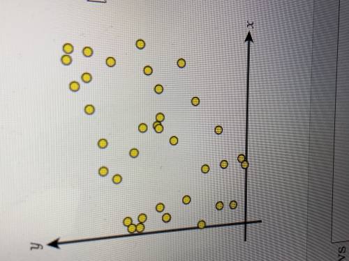 What type of correlation is represent in the scatter plot