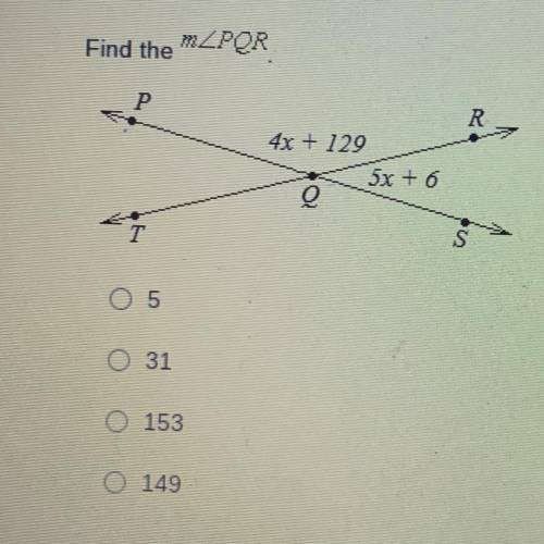 Find the angle PQR [Geometry]
