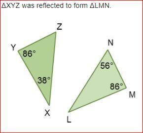 Which statements are true regarding the diagram? Check all that apply.

1. ΔXYZ ≅ ΔLMN
2. ∠Y ≅ ∠M