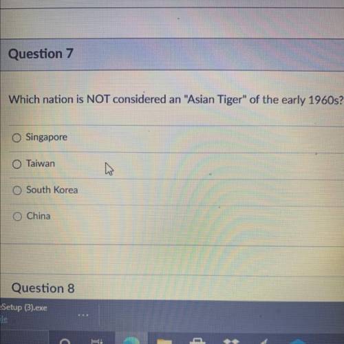 Which nation is NOT considered an Asian Tiger of the early 1960s?