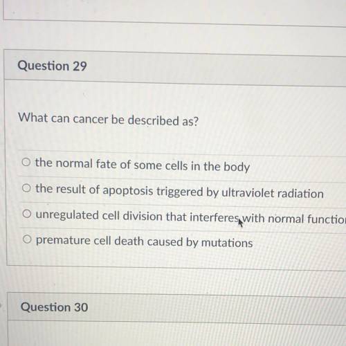 What can cancer be described as?