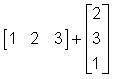 Which of the following matrix addition problems are possible?