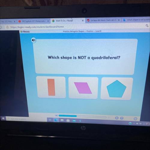Quadrilateral
Which shape is NOT