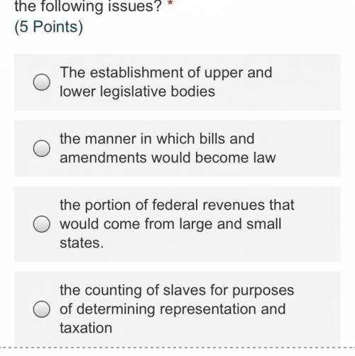 The Three-Fifths Compromise at Constitutional Convention concerned which of the following issues?