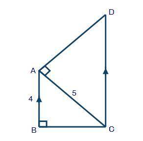 PLZ HELPPP

Look at the figure below:Triangle ABC is a right triangle with angle ABC equal to 90 d