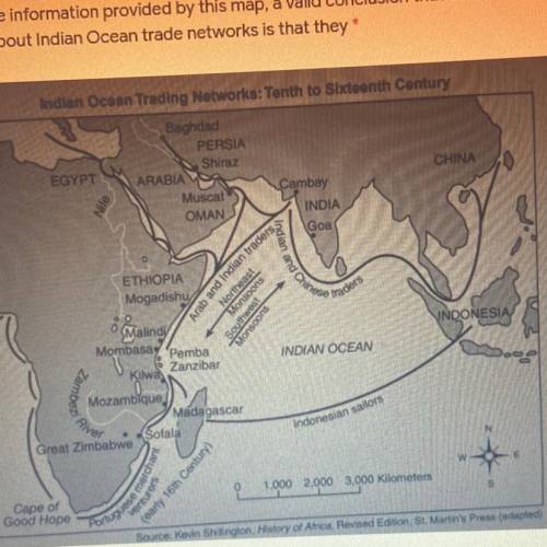 using the information provided by this map, a valid conclusion that can be drawn about indian ocean