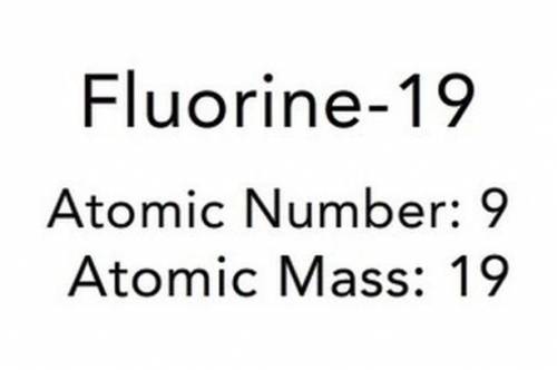 You have a sample of fluorine to analyze. The sample is made up of neutral atoms. Using the informa