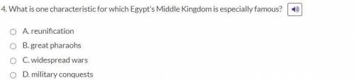 What is one characteristic for which Egypt’s Middle Kingdom is especially famous?