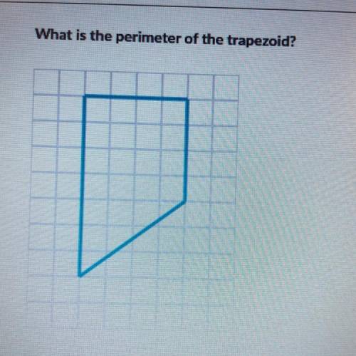 What is the perimeter of the trapezoid?
units.