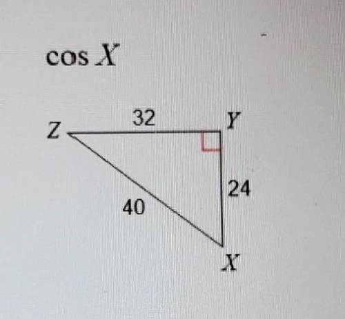 How do I figure out the cos of a triangle?