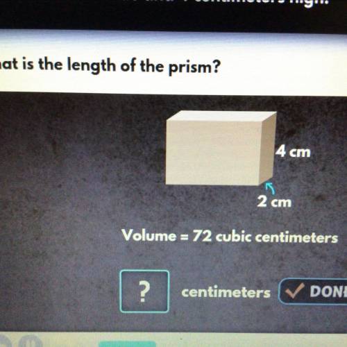 What is the length of the prism?