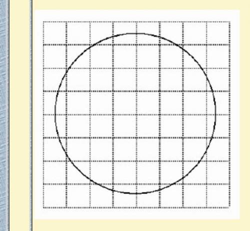 Referring to the figure, the circle shown is drawn on grids. Find

A ÷ r and A ÷ r2. a. 5.4, 3 c.
