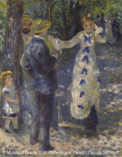 Will give Brainliest: How does the painter Renoir deal with light and shadow in his painting The S