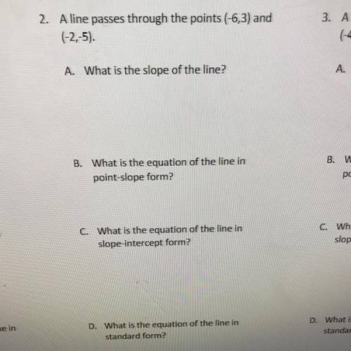 Math homework I need answers now