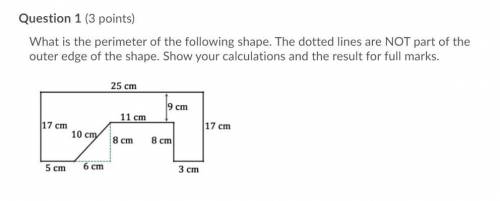 BEING TIMED, find perimeter! help please:( 
(15 points)