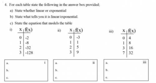 Can you guys please help me on this i don’t understand i need help for ii and iii