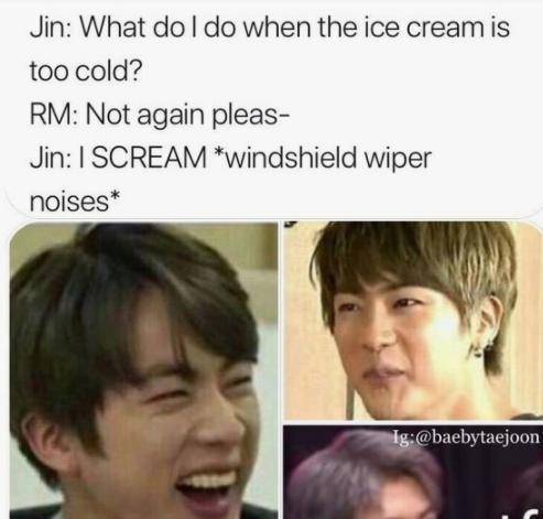 BTS ARMY here are some Jin dad jokes lol
Also just for fun 
what is a ion ?