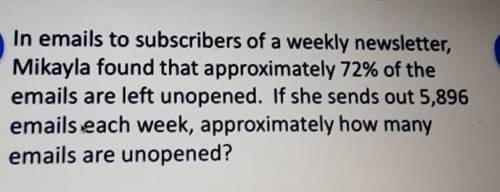 Will give brainliestIn emails to subscribers of a weekly newsletter, Mikayla foun