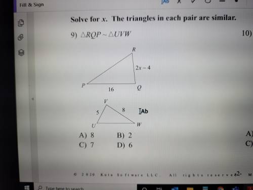 How do you find x? Ive been stuck on this one