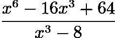 Compute this equation when x =6.
