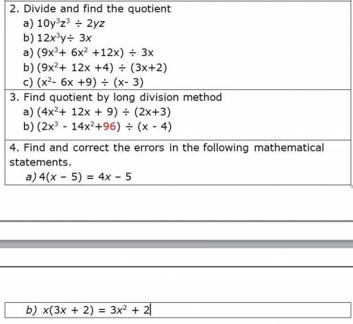 Can anyone please help me with these sums? I need it fast.
Thanks,