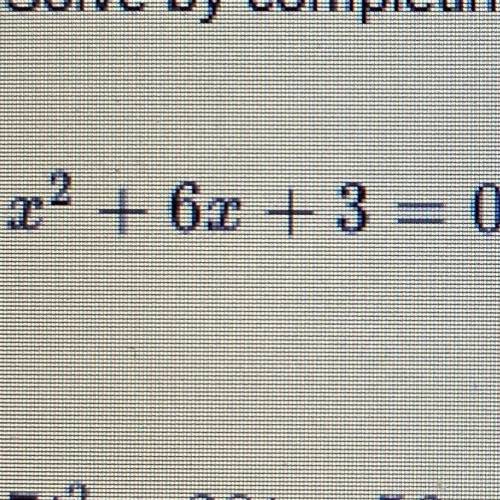 Which formula would we use for this equation when completing the square?