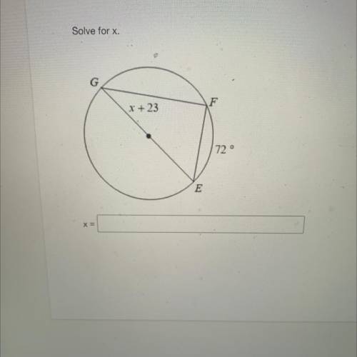Solve for x.or what is x