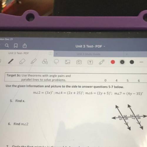 Angle question for 15 points