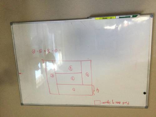 There is a square with 5 rectangles of equal area. They do not have the same dimensions. What is th