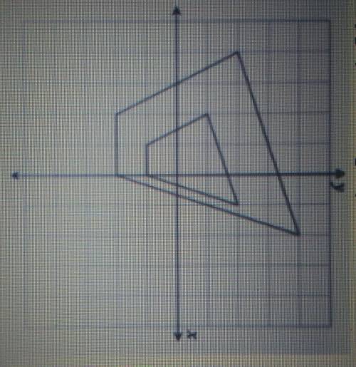 Helpp please ASAP

A) Avery graphed the larger quadrilateral and then he created a dilation to giv