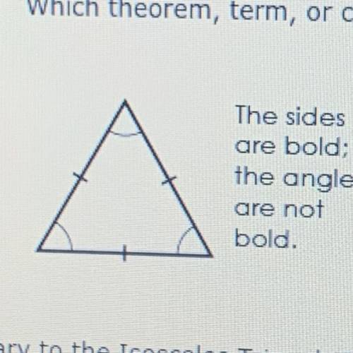 Which theorem, term, or corollary is represented by the picture? The bold lines in the pictures rep