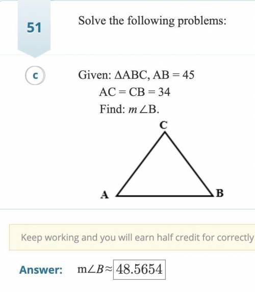 HELP

the answer is not 48.5, 48.56, 48.565 or 48.5654 (or any other decimal places)
The question
