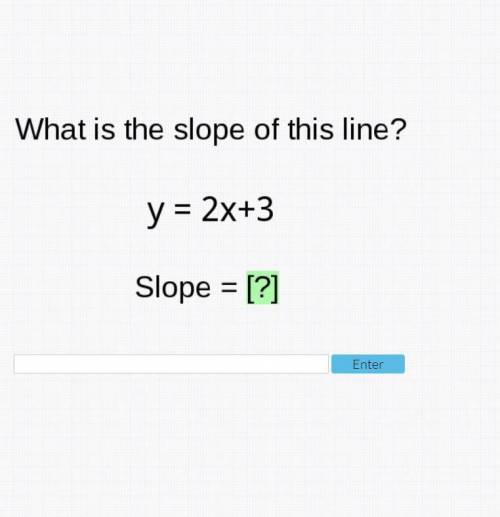 What is the slope of this line?
