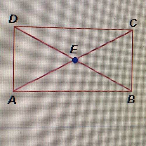 In the rectangle below, AChas a length of 32 units. What is the length of DE?

O A. 32 units
OB. 6