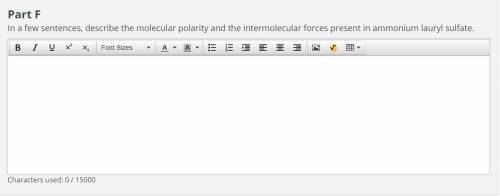 In a few sentences, describe the molecular polarity and the intermolecular forces present in ammoni