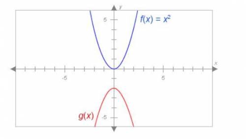 HELP PLS

Question 7 of 10
f(x) = x2. What is g(x)?
A.
g(x) = x2 – 2
B.
g(x) = –x2 – 2
C.